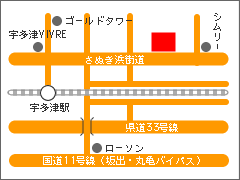 RNC総合住宅展示場「セトラ宇多津」(宇多津営業所)地図